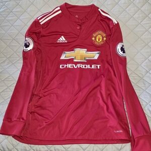 Ibrahimovic #10 Manchester United 2017/18 Home Medium Excellent Condition AZ7586